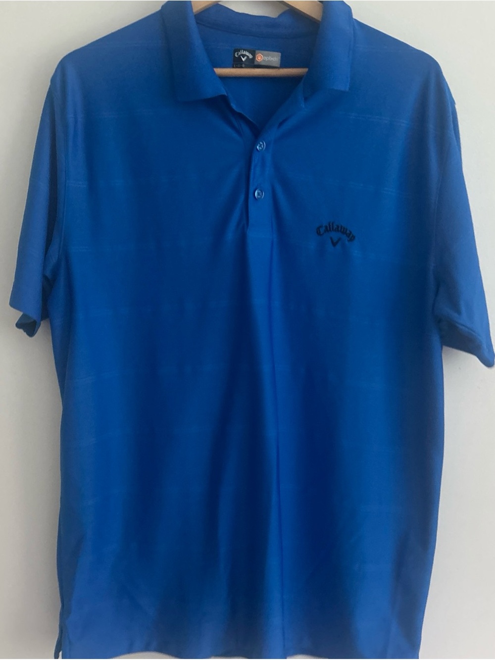 Callaway Men's Opti Dri Performance Polo Golf Short Sleeve Size L